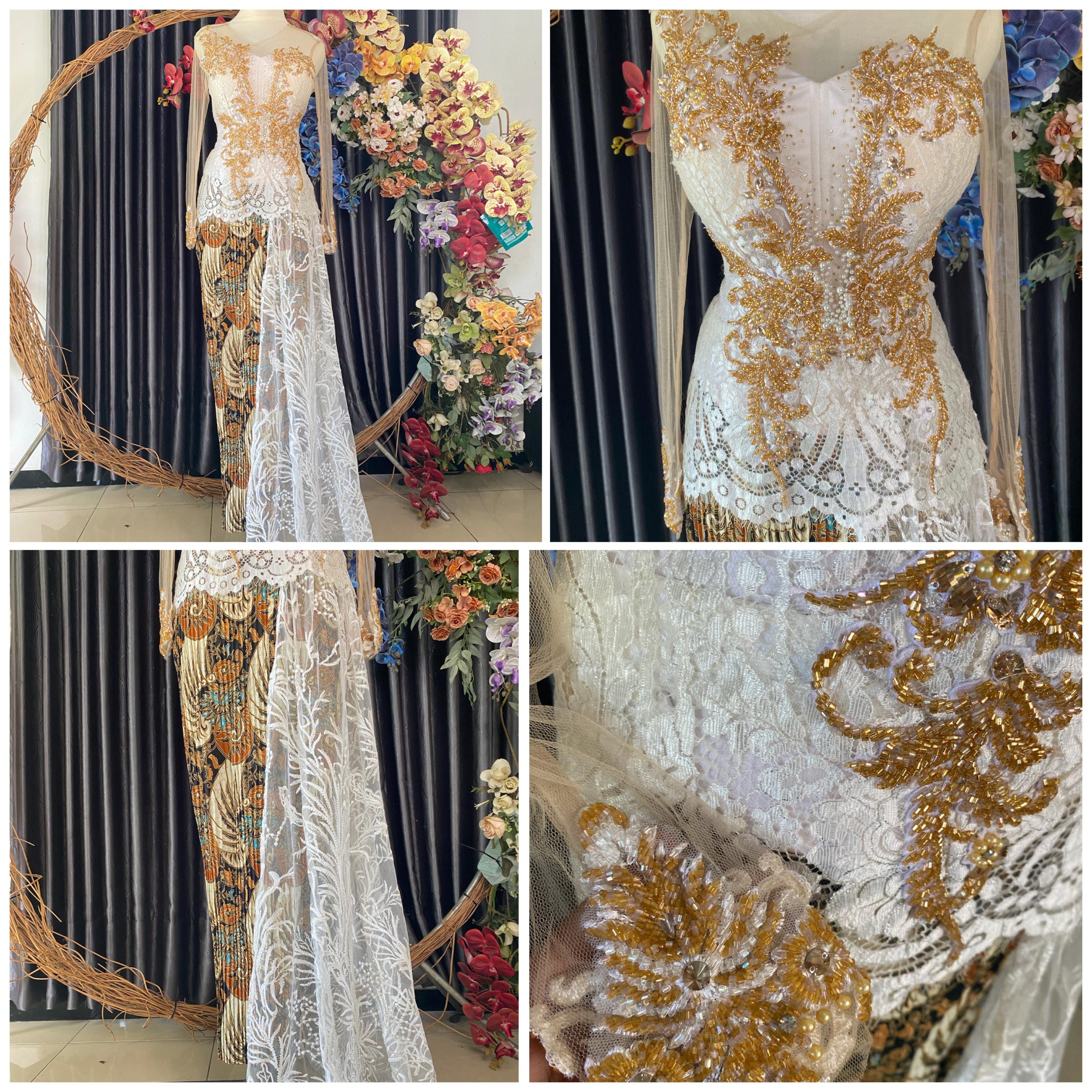 Kebaya White Gold Exclusive A
