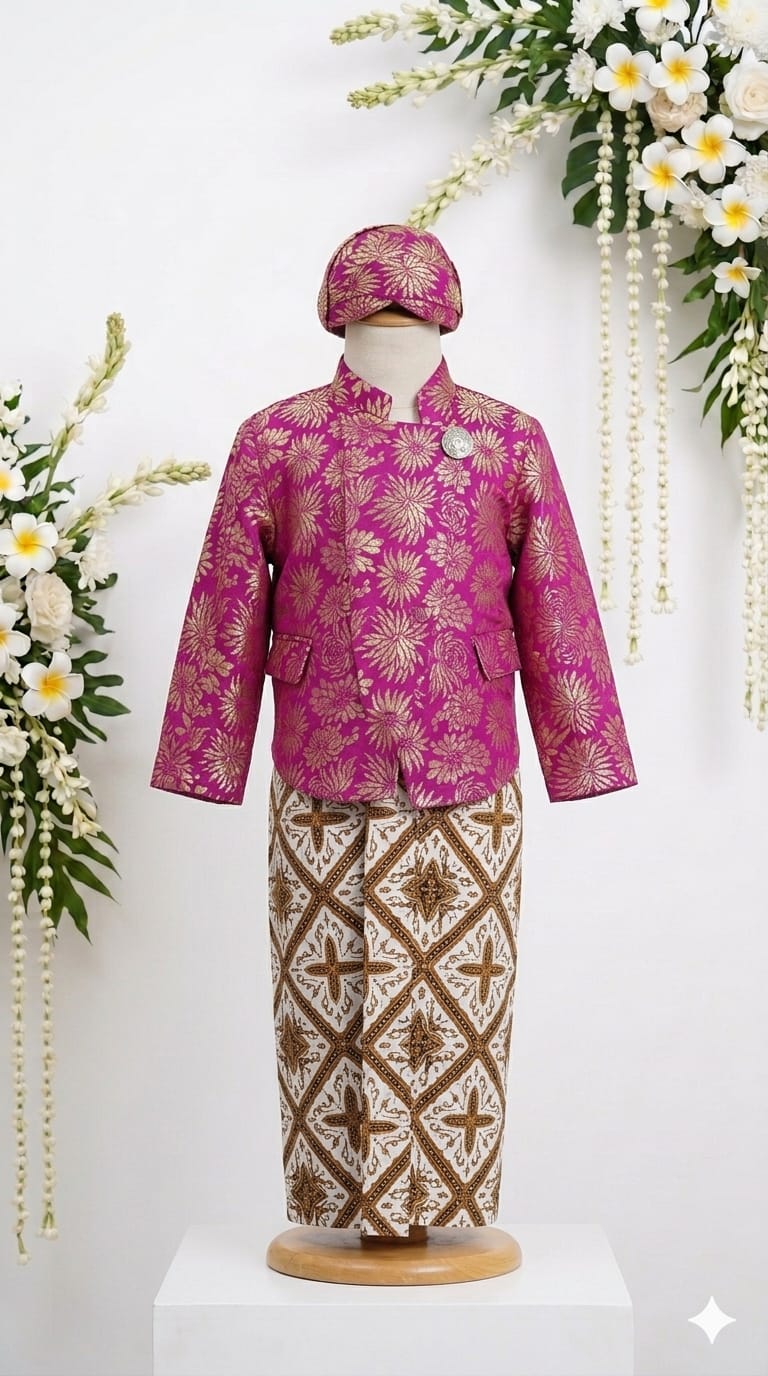 Kebaya Modern Fuchsia D