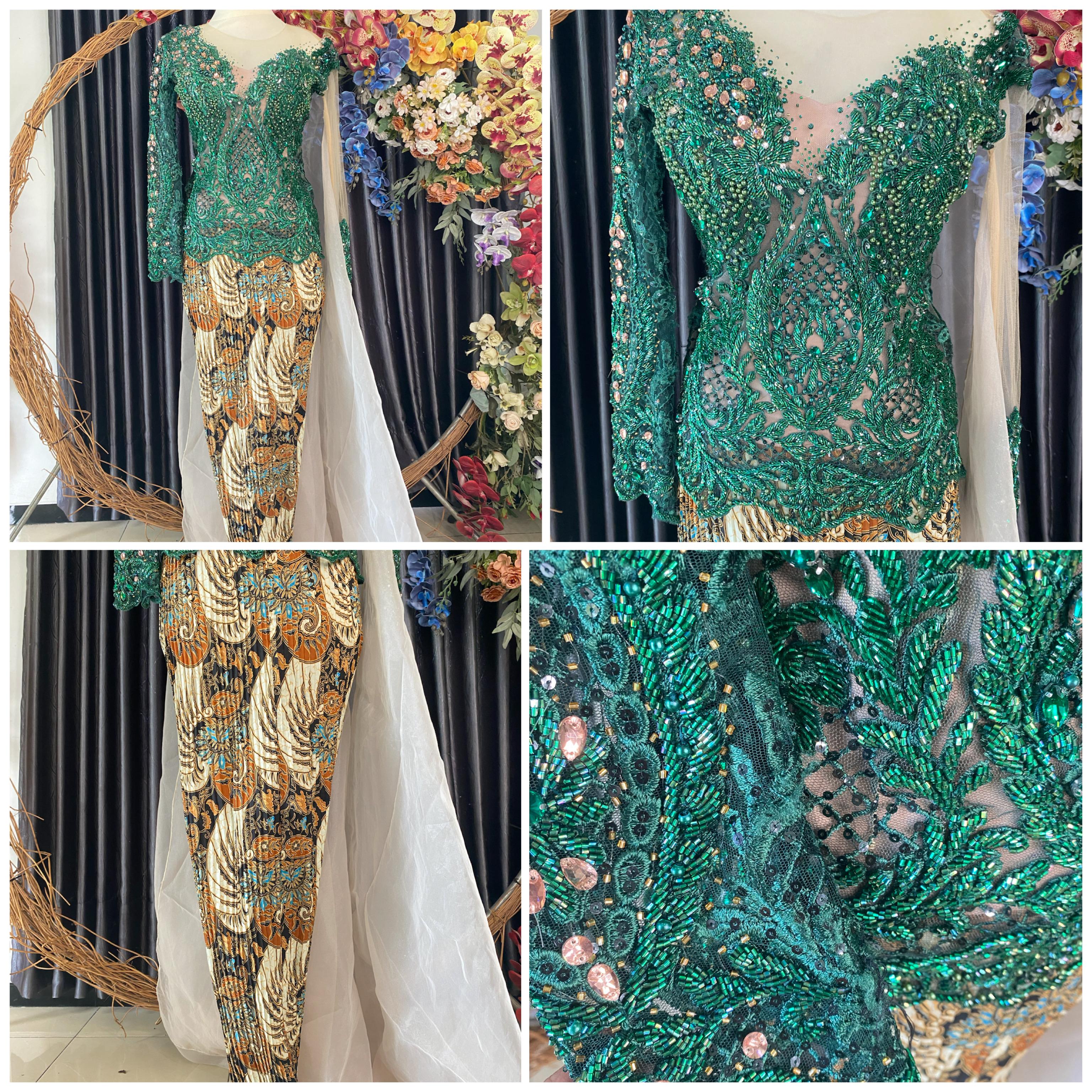 Kebaya Emerald Green Luxury A