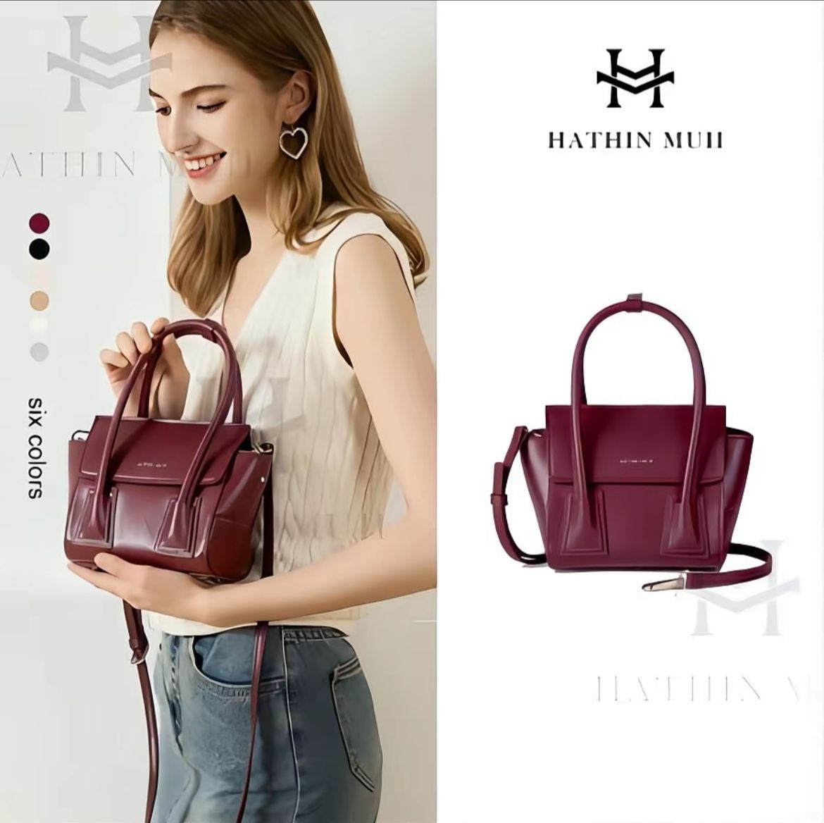 Tas Selempang HathinMuii Maroon I